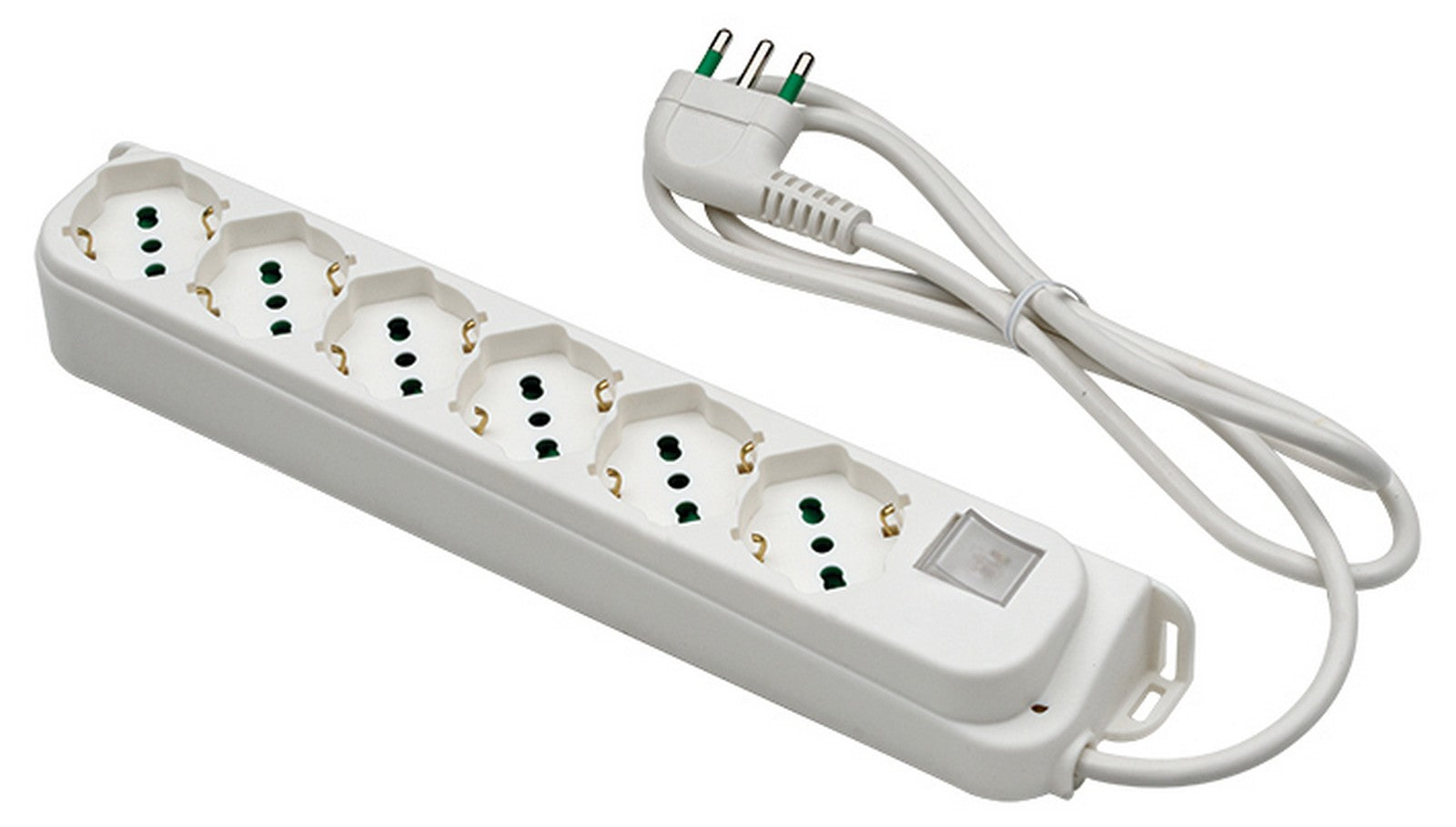 fme art. 47.430 multipresa 6prese bipasso/schuko+interruttore retail cod:ferx.98338