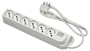 fme art. 47.430 multipresa 6prese bipasso/schuko+interruttore retail cod:ferx.98338