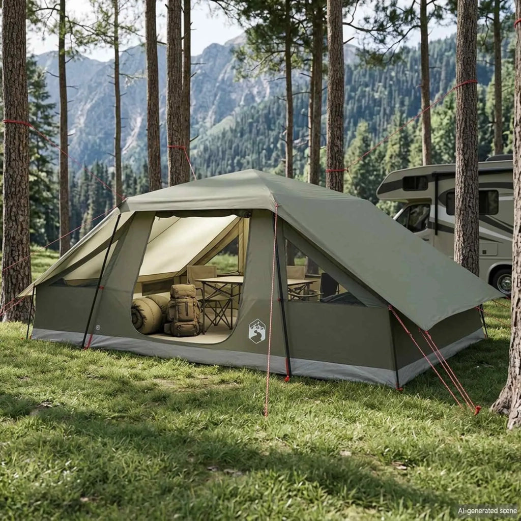 Tenda familiare con telo da pioggia resistente all'acqua 42042201