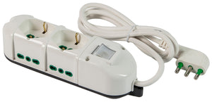 fme art. 49.112 multipresa 6prese 2bipasso/schuko+4b+interruttore retail cod:ferx.98340