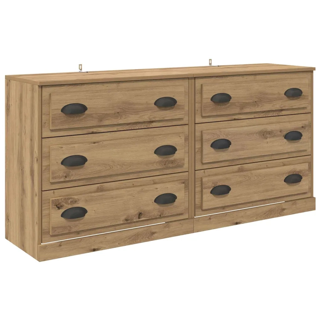 Credenza | Sideboards 2 pcs Rovere artigianale 70 x 35,5 x 67,5 cm