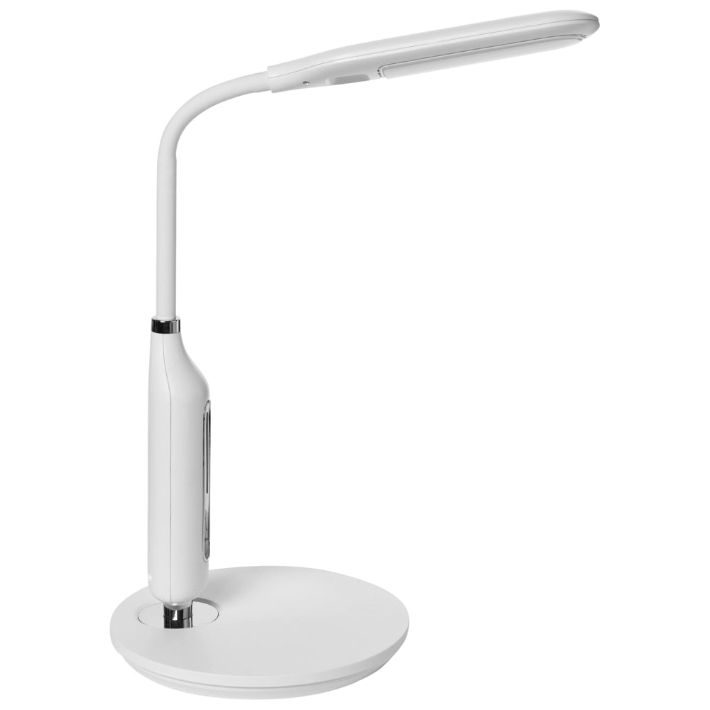 Lampada da ufficio LED bianco materiale sintetico braccio regolabile 38 cm ufficio cameretta soggiorno