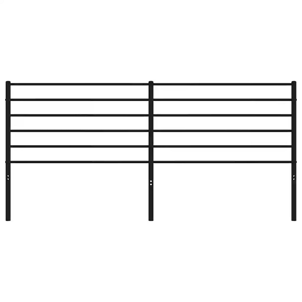 Testiera di Ricambio in Metallo Nero 180 cm 352355