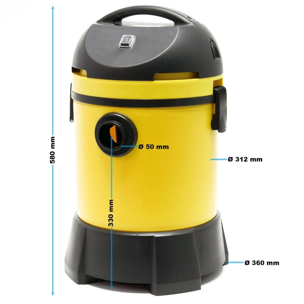 Aspirapolvere per laghetti a umido e a secco con rimozione delle alghe 1400 watt funzione bagnato 16_0002199