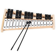 Xilofono a 27 note con borsa per il trasporto 43,5 x 24 x 4 cm suono chiaro e duraturo legno nero e alluminio 20_0014730