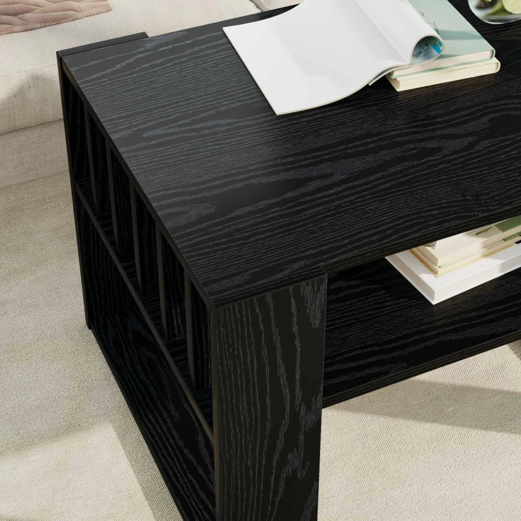 Tavolino da salotto Rovere Nero 66 x 49,5 x 45 cm 8000117