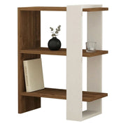 Biblioteca Netro, Libreria 3 Ripiani, 52x25x70h cm Bianco