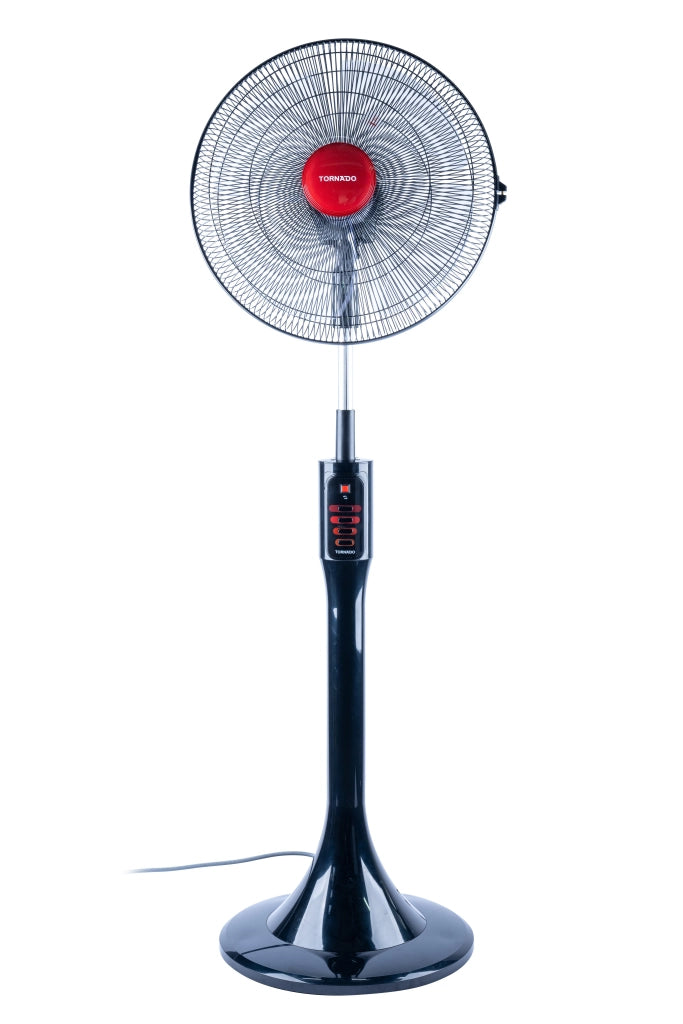Tornado ventilatore efs-111m rosso su nero