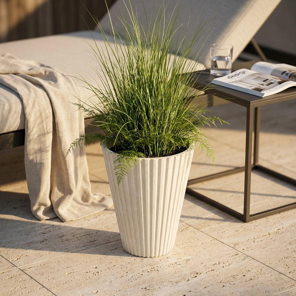 Vaso medio in Fibra sintetica cm 29x29x36 - KENNY