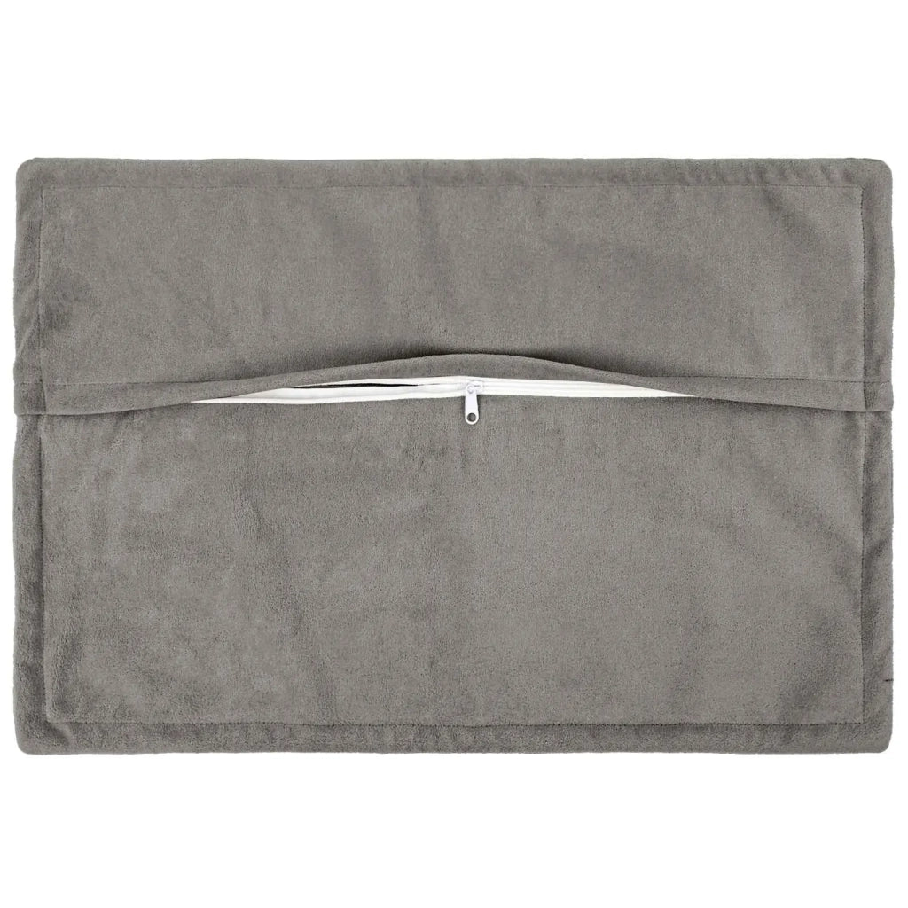 Cuscino HOUTEN 2 pz Grigio Chiaro Fleece in microfibra 935718