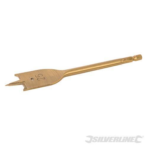 Mecchie Ricoperte in titanio per Falegnameria codolo esagonale anche cartongesso silverline - 25mm