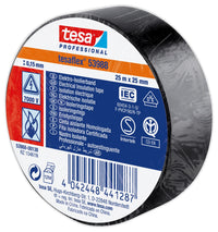 nastro isolante certificato nero mm.25 (mt.25) cod:ferx.98394