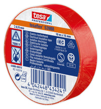 nastro isolante certificato rosso mm.15(mt.10) cod:ferx.98399