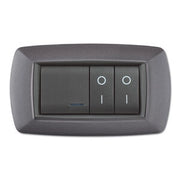 PLACCA LIFE LIVING PLAST GRIGIO CHIARO VULCAN 4P- 1,0 pz