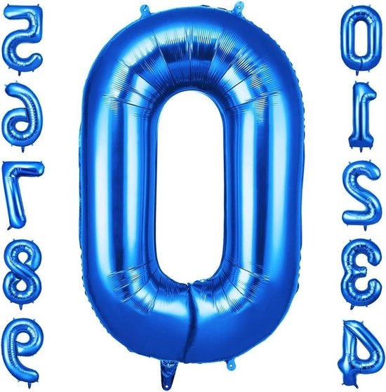 Balloon digitale 101 cm Helio XXL blu 40 pollici - Decorazione di compleanno Feste Matrimoni Celebrazioni aziendali