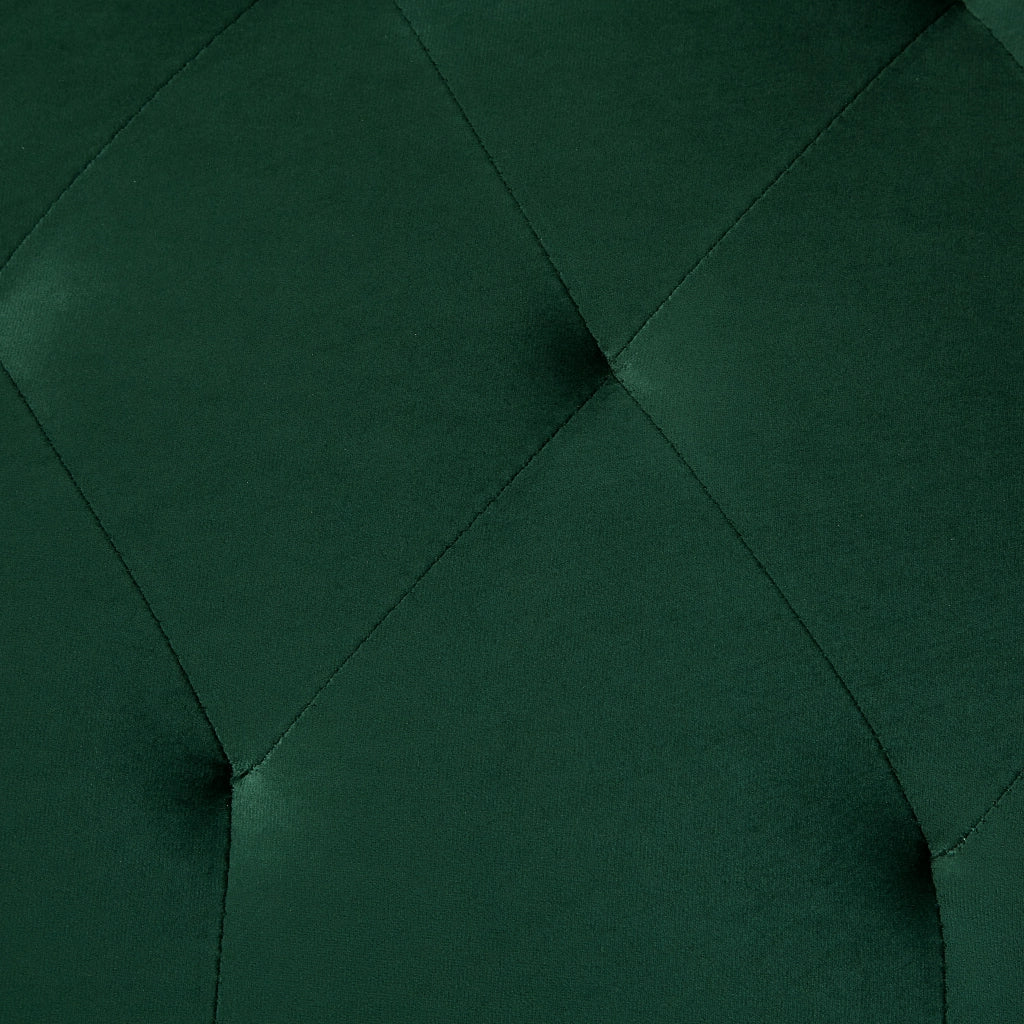 Divano Letto 2 Posti ¨C MINIMAL ¨C Velluto, Schienale Regolabile, Piedini Dorati