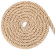 Tessuto di juta 14 mm - 10 m - marrone - per recinzione gatti - tessuto di canapa - fai da te - ricamo - appendere - decorazioni