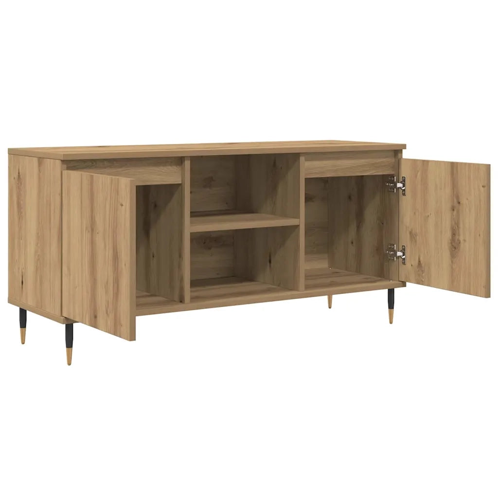 Mobile TV Rovere artigianale 104 x 35 x 50 cm Legno multistrato 881930