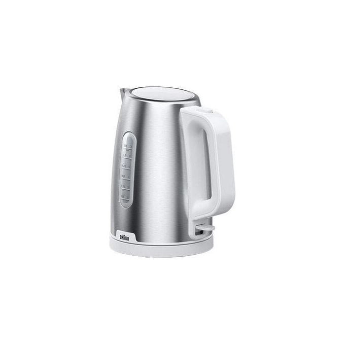 Braun WK 1500 bollitore elettrico 1,7 L 2200 W Acciaio inossidabile, Bianco