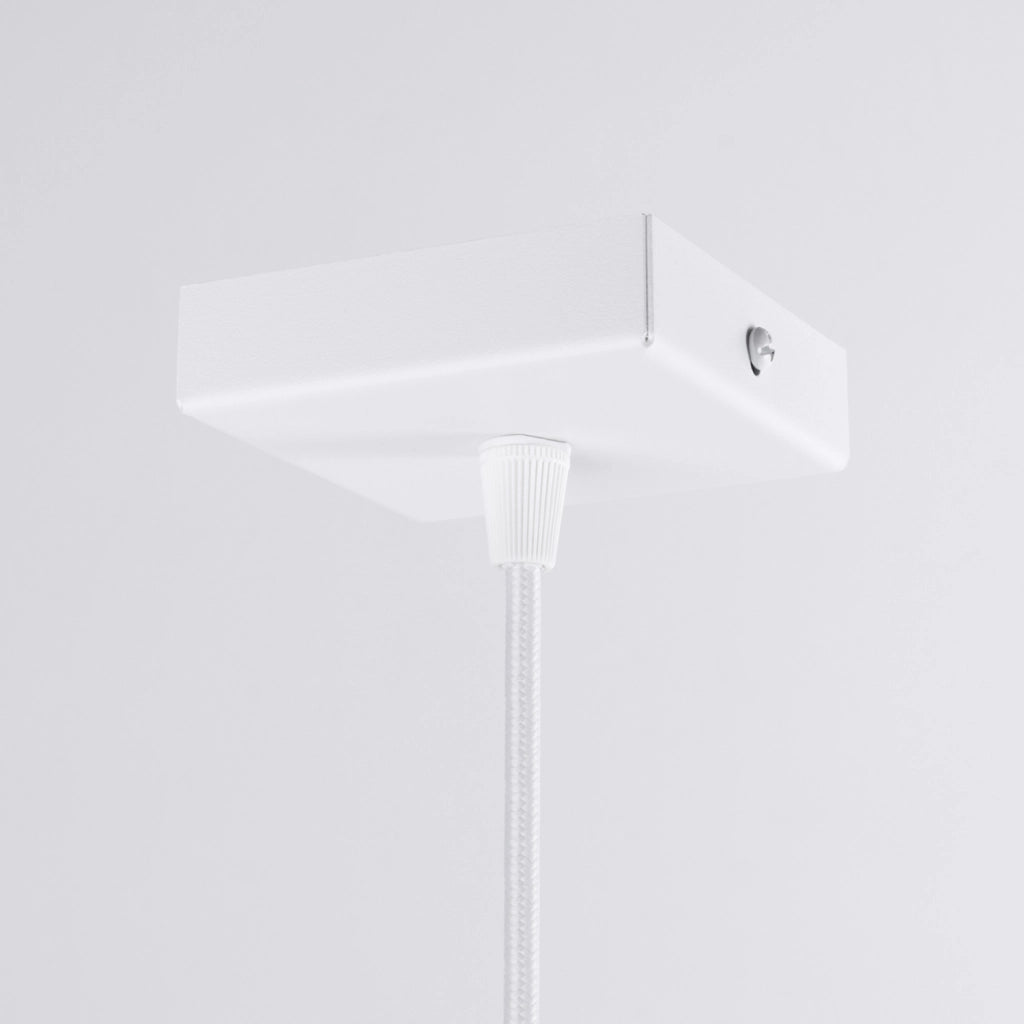 Lampada a sospensione tubo bianca REFLEX Pure Lume G9