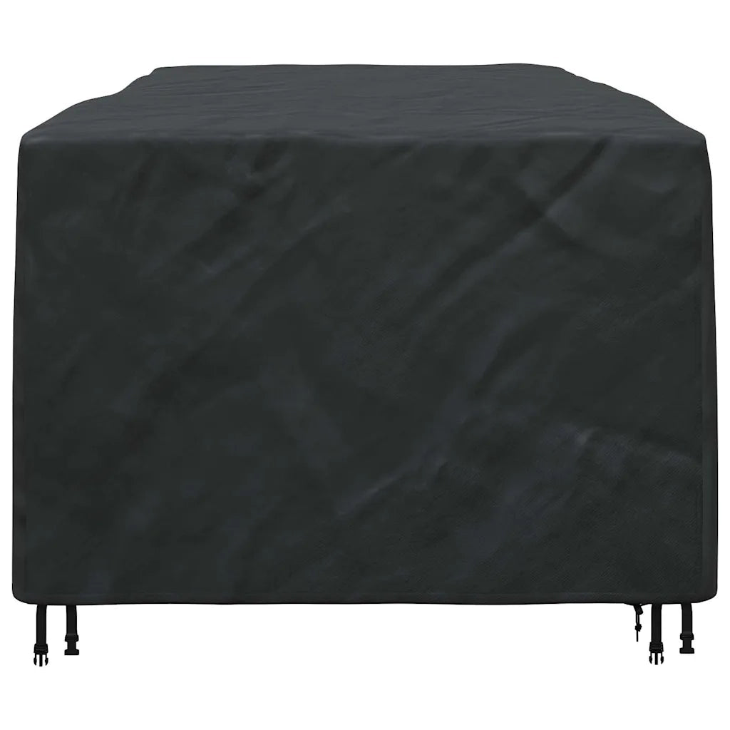 vidaXL Copertura per mobili da esterno Nero 300 x 110 x 70 cm 210D