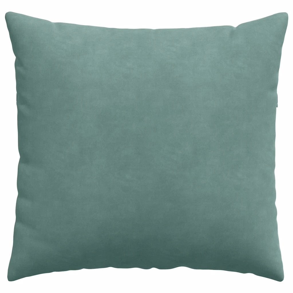 Cuscini da Divano 2 pz-Set di 2 Cuscini per Sofa Verde Mare 50 x 50 cm Tessuto in Cords