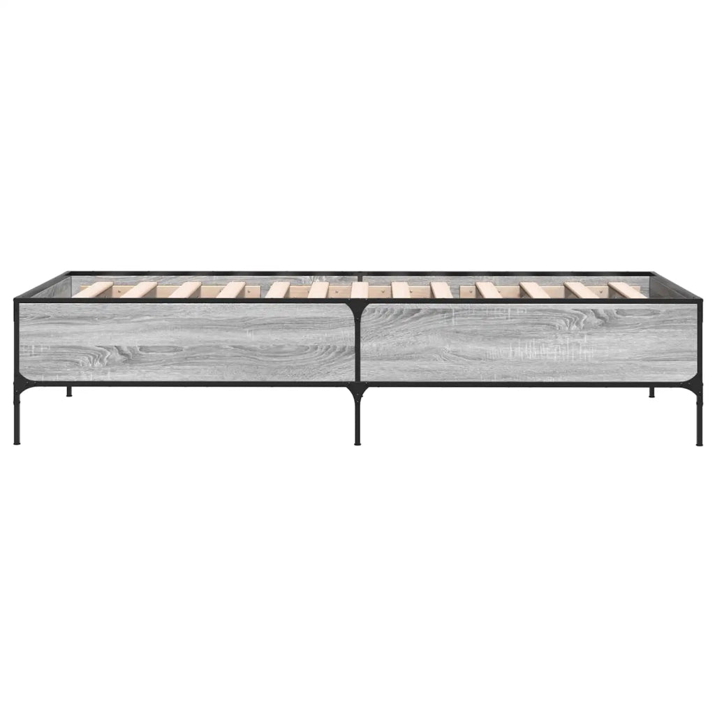Struttura del letto Sonoma grigio 80 x 200 cm