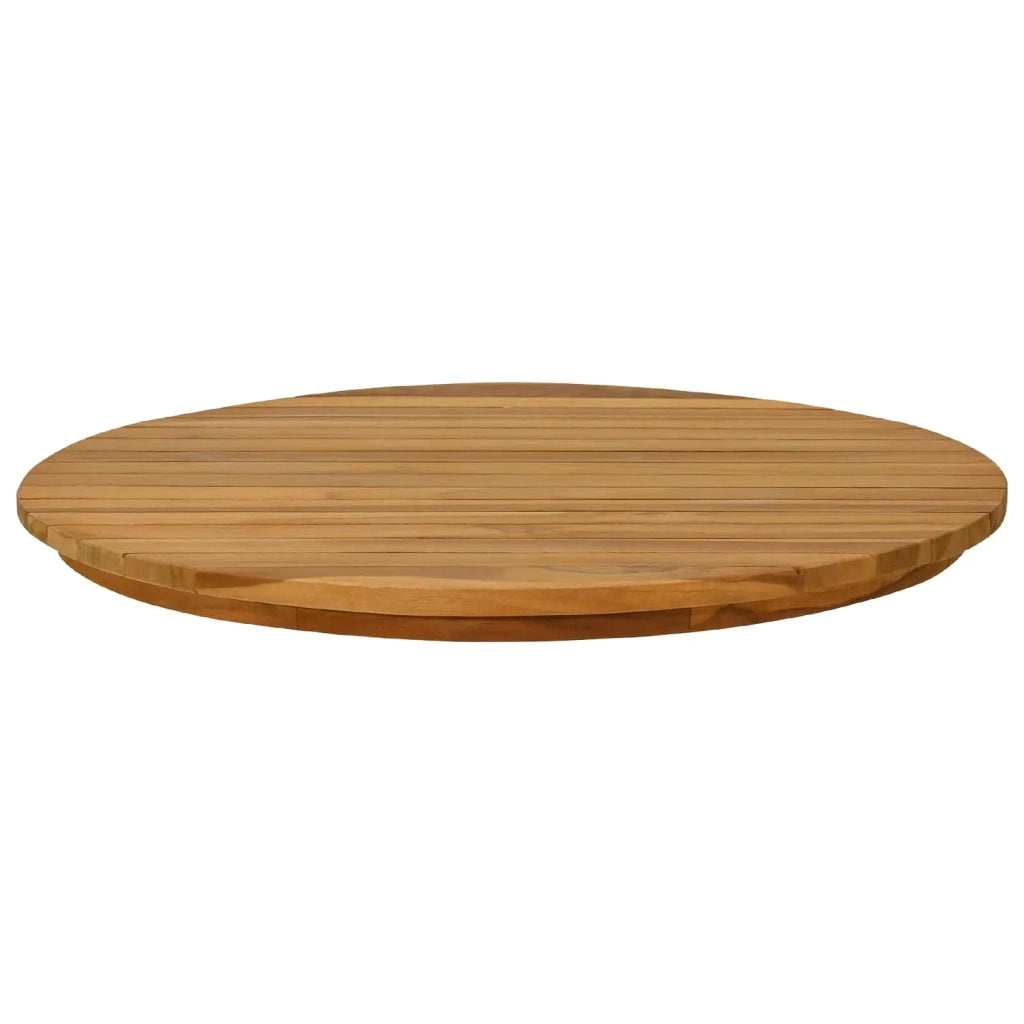 Piano del tavolo Ø 60 x 3,5 Rotondo Legno di teak solido 42033151