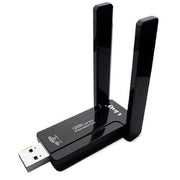 Trade Shop - Adattatore Scheda Di Rete Wireless Wifi Usb Dual Band 2.4 + 5.8g 1200mbps Wl1203 -