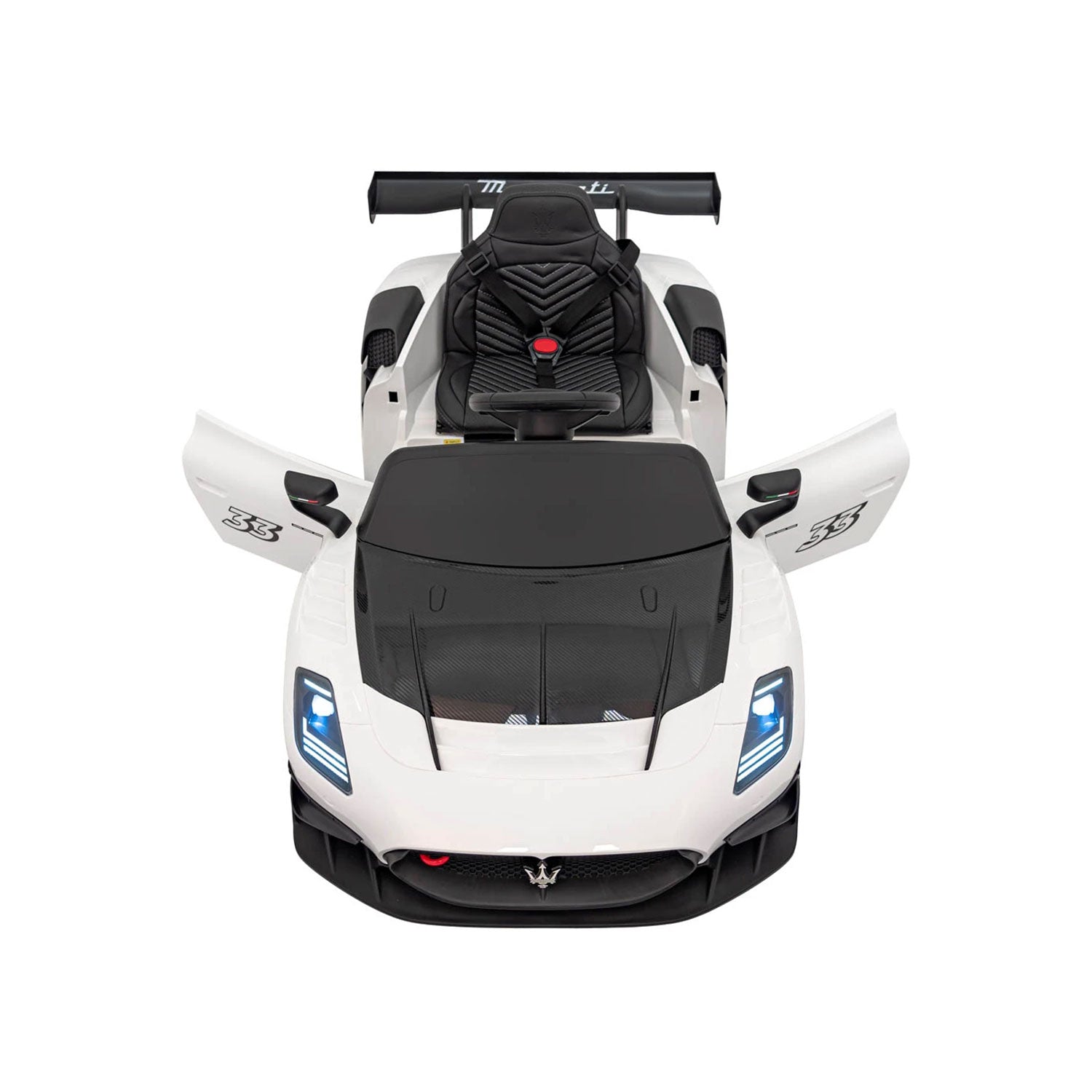 Macchina Elettrica per Bambini Licenza Ufficiale Maserati GT2 10,8V 5,4Ah Bianco
