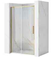 Porta Doccia Rea Rapid Slide 130 Gold Brush