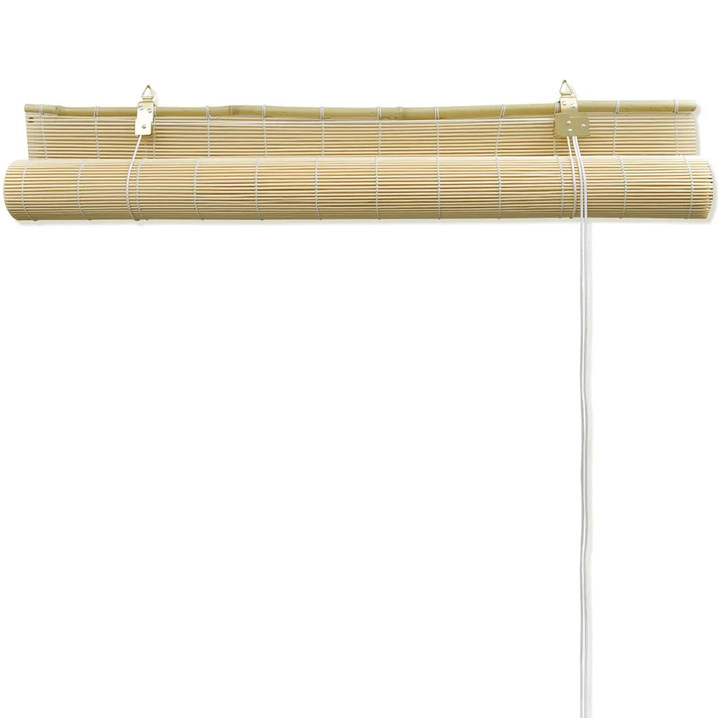 Tenda Avvolgibile in Bambù 80x220 cm Naturale 245817