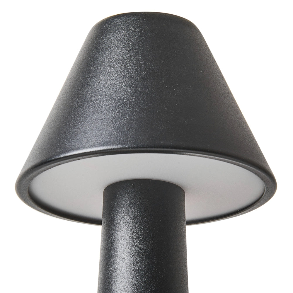 Set di 2 lampade da tavolo in ferro nero camera da letto soggiorno