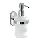 Dosasapone con erogatore in acciaio da muro in acciaio inox e Cromall 5381 Gedy serie FEBO Cromato