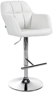 Barhocker Natoma Kunstleder chrom