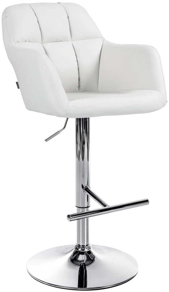 Barhocker Natoma Kunstleder chrom