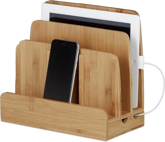 Caricatore per Smartphone e Tablet in Legno - Dimensioni 23 x 255 x 135 cm