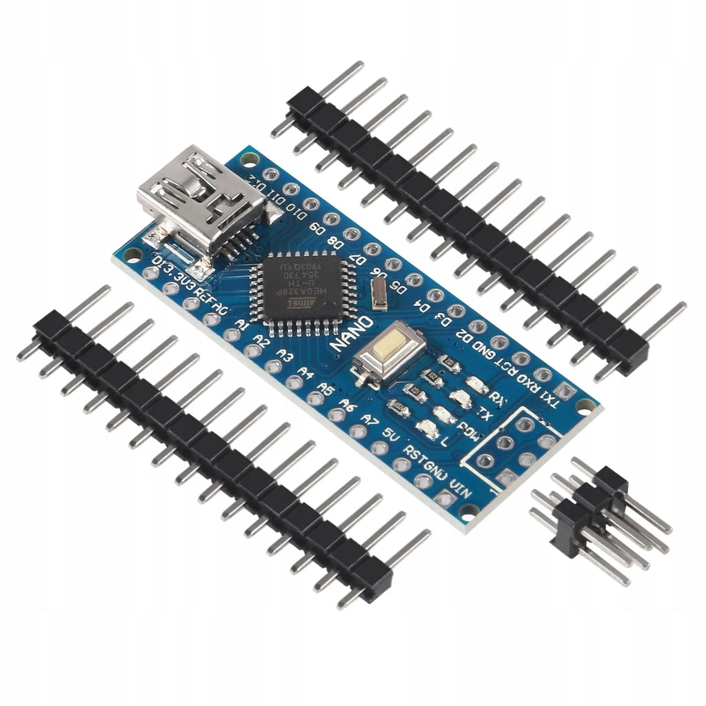Modulo Nano 3.0 ATmega328 CH340 – Compatibile con Arduino | 5V, 32kB Flash, 16MHz | Progetti DIY e Programmazione Facile
