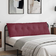 Cuscino per Schiena Rosso Vino 160 x 19 x 50 cm Tessuto