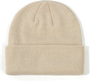 Muffe invernali per bambini - cappelli caldi per bambini - copricapi per bambini in lana - abbigliamento per bambini all'aperto - adatto per bambini di 2-6 anni - beige - 19*18cm