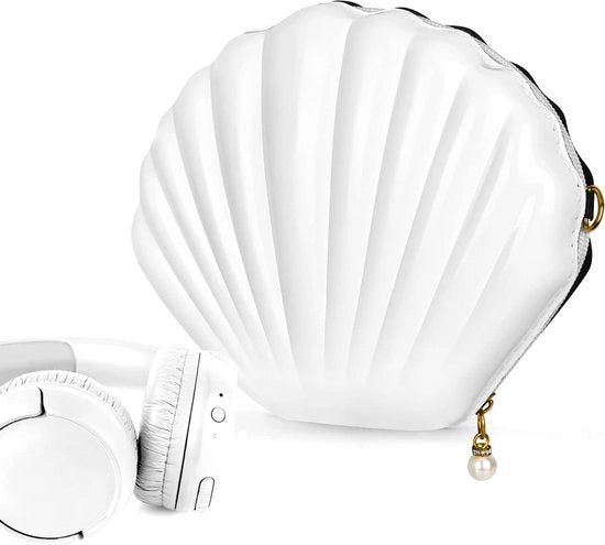 Protezione Rigida per Casse Acustiche per Cuffie Opvougbili On-Ear/Over-Ear - Bianco