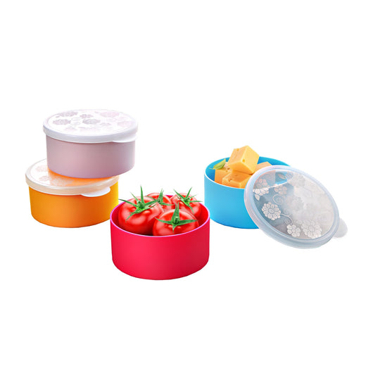 set 6 mini stampi di silicone a forma di rosa