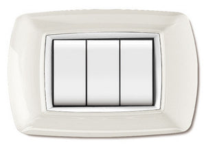 placca life modello living pl. bianca 3p cor. bian. cod:ferx.98401