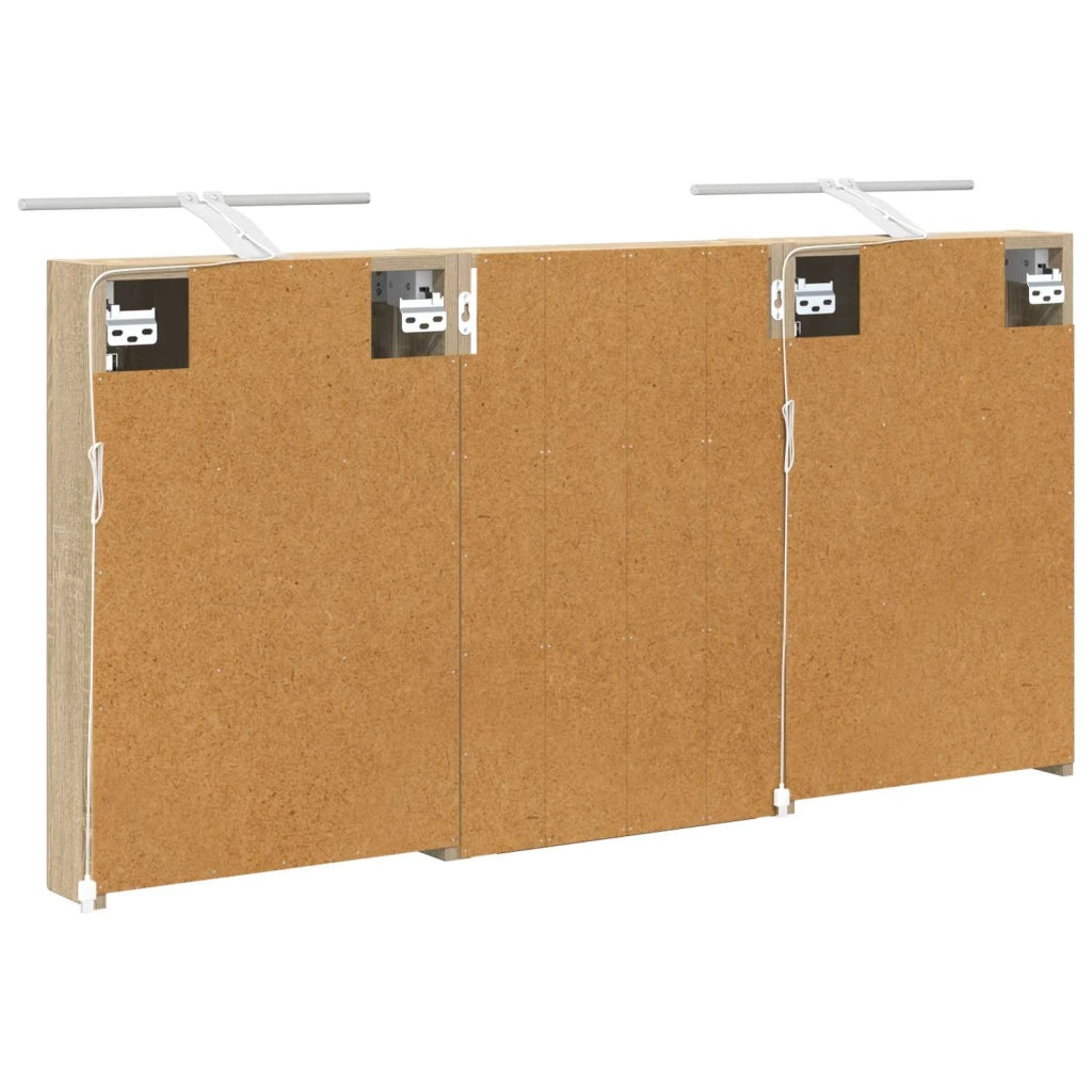 Set di Armadi da Bagno con porta 3 pcs 120 x 10,5 x 60,5 cm 3403738
