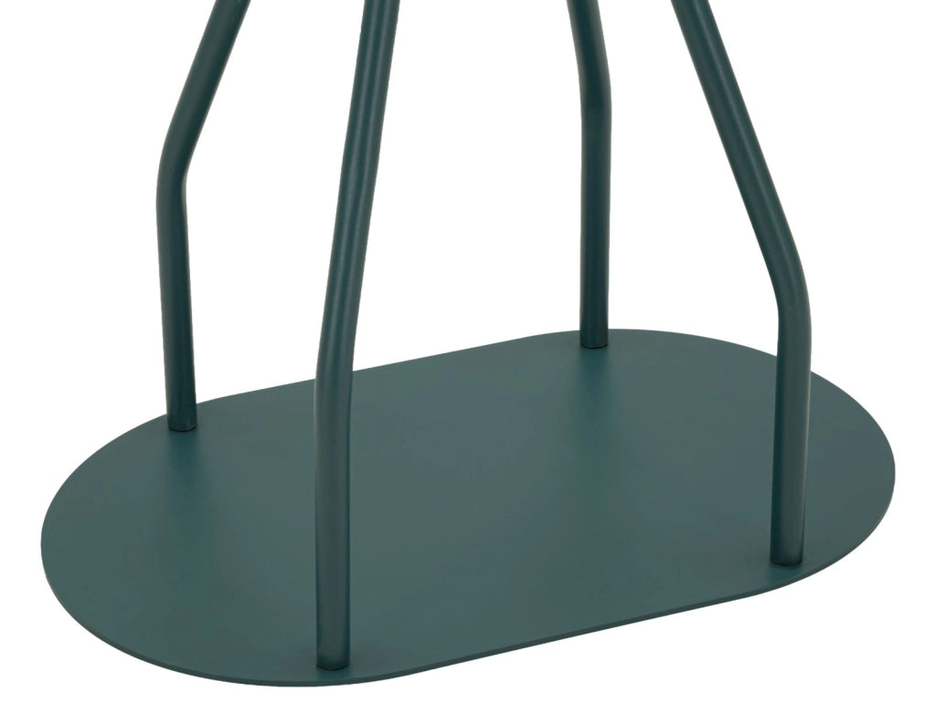 Appendiabiti Saturno Ottanio 45x28x178 cm in Metallo Verde acqua