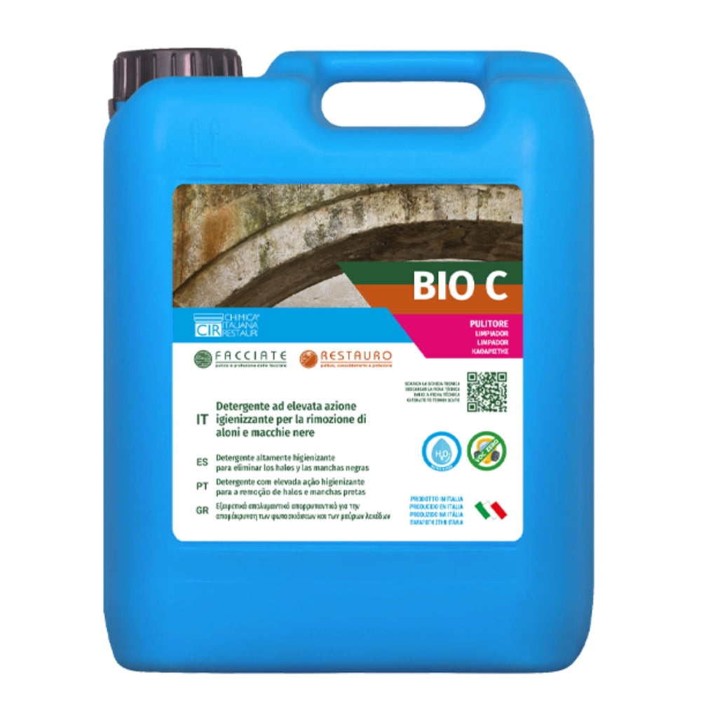 Detergente azione igienizzante pietre intonaci macchie aloni bio c 10 litri
