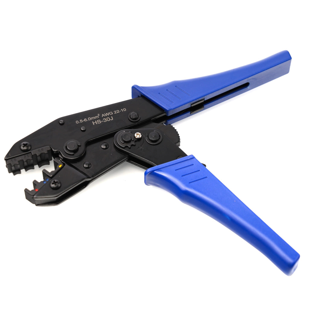 Pinza Crimpatrice per Terminali Elettrici 0,5-6 mm – Ergonomica e Precisa | Blocco di Sicurezza