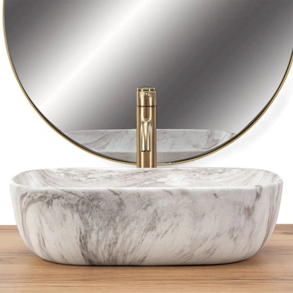 Lavabo Da Appoggio Rea Belinda Ash