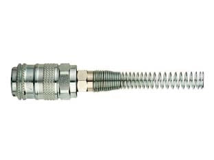 RUBINETTO RAPIDO UNIVERSALE A SFERE CON MOLLA- - per tubo ø mm.6x8 metal art.64/MF METAL - 5 pezzi ANI