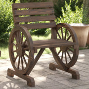 Sedia da patio-Sedia da Giardino 58x58x78,5 cm in Legno Massello di Abete 603517